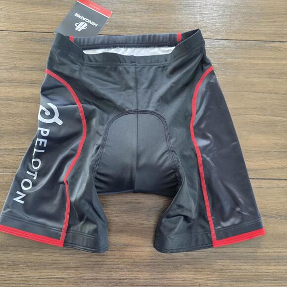 Hincapie Peloton Cycling Shorts Black Padded Bicycle Spinning Women's Small NWT - Picture 2 of 9
